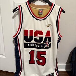 Nike USA Magic Johnson #15 Basketball Jersey | Size M